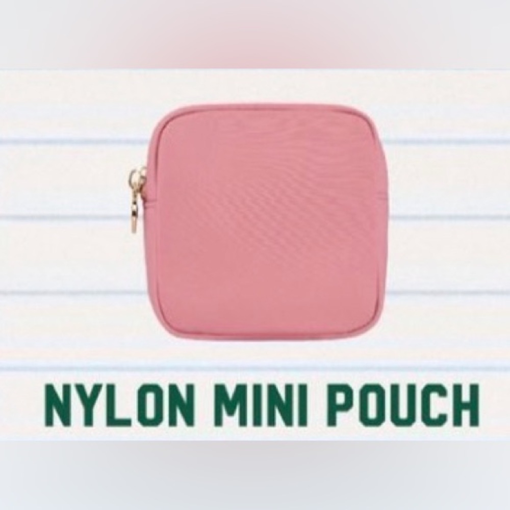 Stoney Clover Lane Nylon Mini Pouchin Mauve (New With Tags)